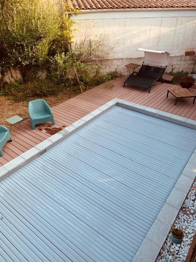 Appartement Independant Avec Jardin Et Acces Piscine Nimes Exterior foto