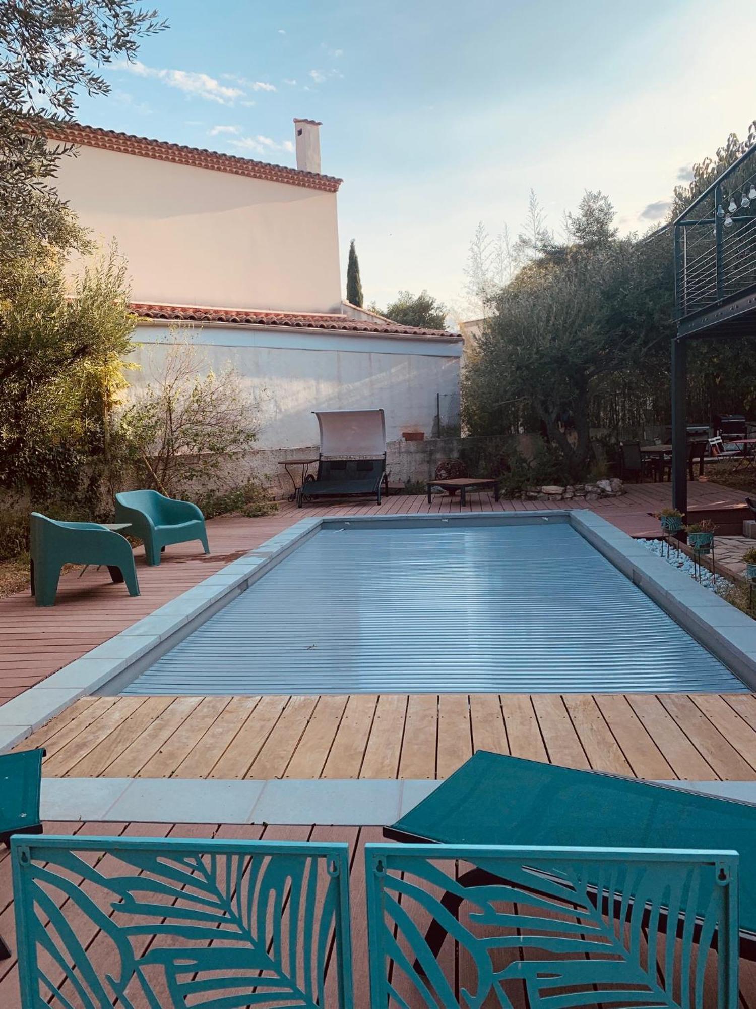 Appartement Independant Avec Jardin Et Acces Piscine Nimes Exterior foto